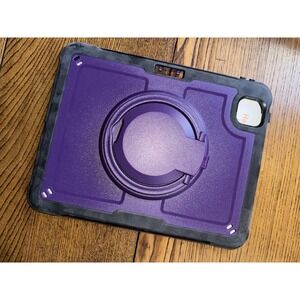 Heavy Duty Case Cover For iPad Pro 11" NEW With Strap And Pencil Holder Purple